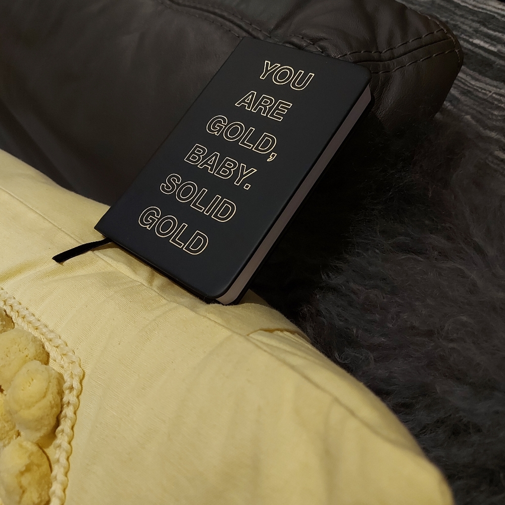 💛 ADD ON ONLY 💛 | NWOT, Mini Black/Gold Notebook - Picture 4 of 5